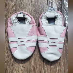 New Bambino Pink Leather Shoes 6-12 Months